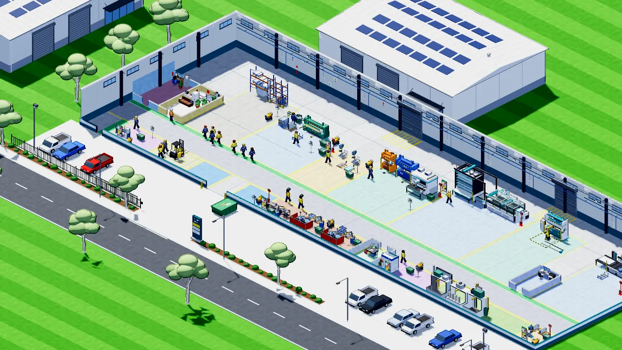 The high-spec plant, in the game