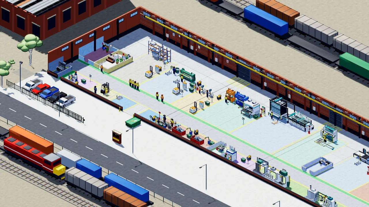 Lights-out at the rail yards, in the game