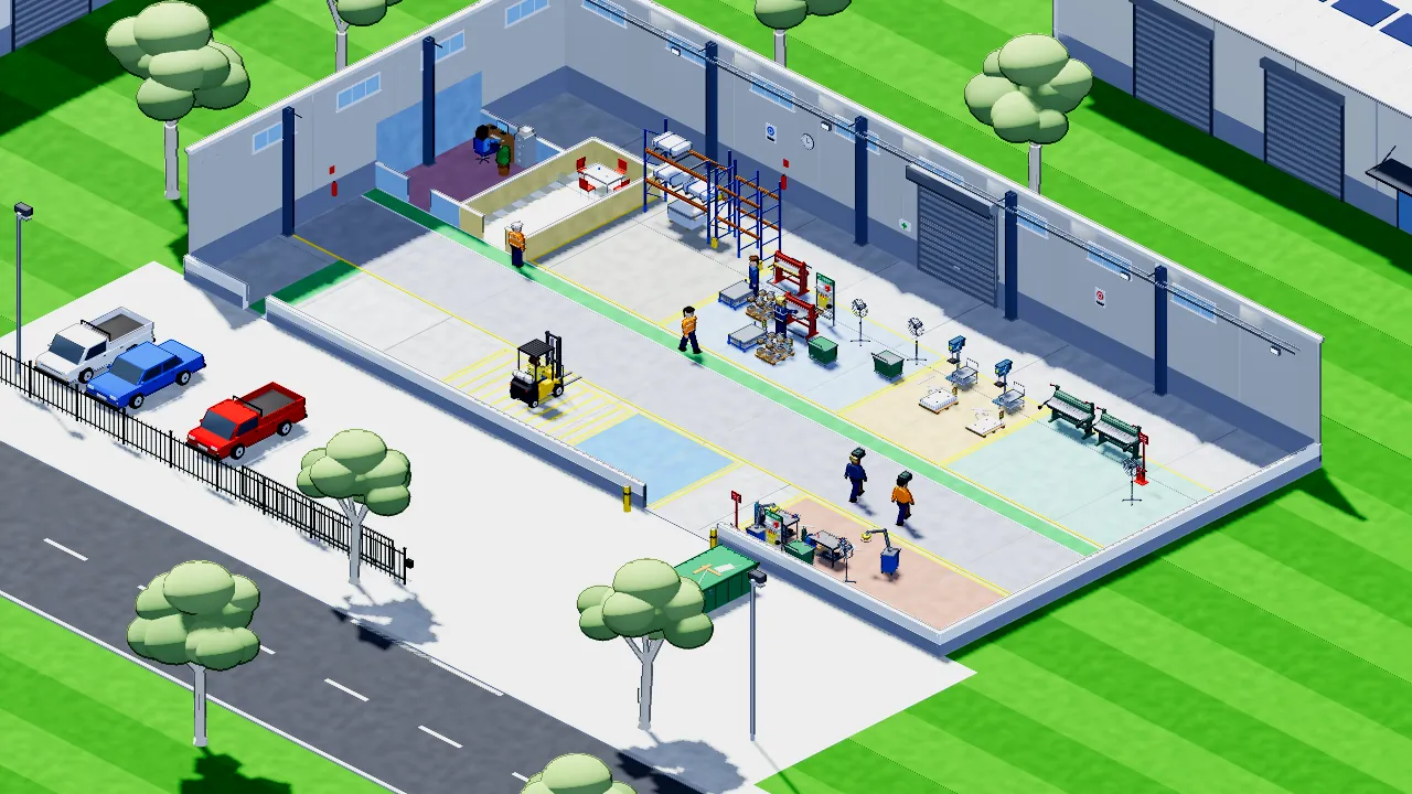 The factory unit, in the game