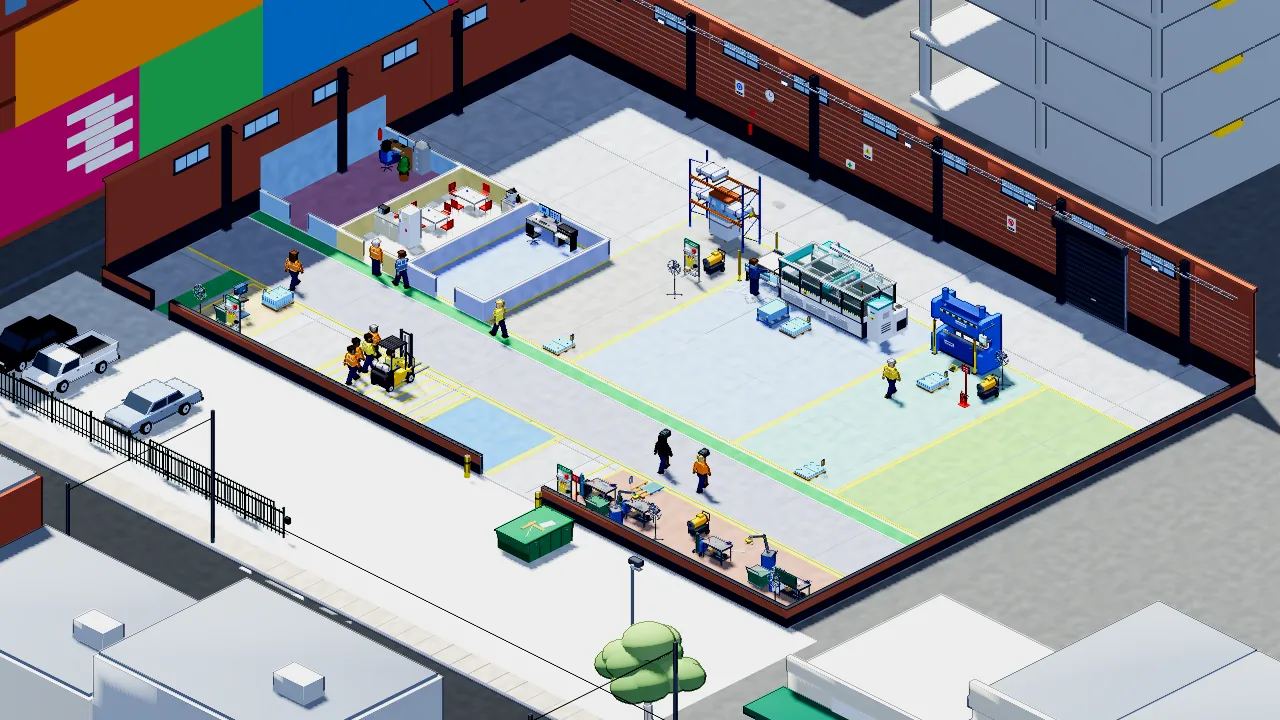 The city shop, in the game